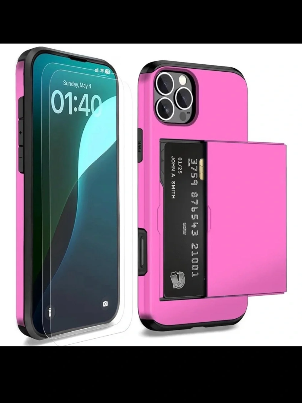 iPhone 16 Pro Max Card Wallet Case